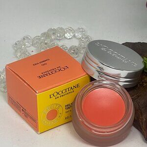 L'Occitane En Provence Delicious Tinted Lip Balm - 010 Carrot Fizz - New in Box